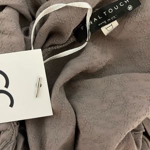 final touch overall pants new with tags size medium grey